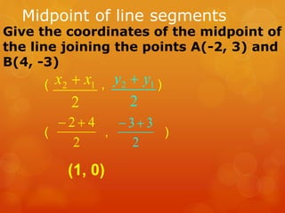 Coordinate geometry | PPTX