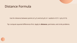 Computing Square Formula Coordinate Geometry.pptx and polynomial of class 10th | PPTX