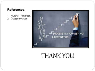 References:
1. NCERT Text book.
2. Google sources.
THANK YOU
 