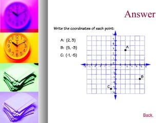 Coordinate plane | PPT