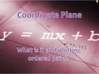 Coordinate plane with voice