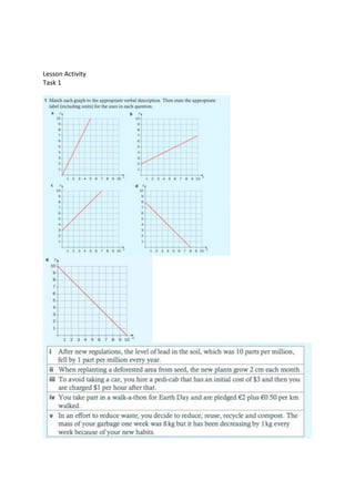 Lesson Activity
Task 1
 