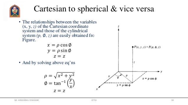 spherical coordinates to cylindrical coordinates spherical coordinates to cylindrical coordinates