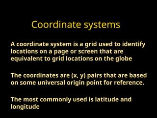 Comprehensive Overview of Coordinate Systems and Map Projections in ...