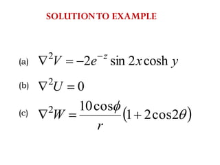 SOLUTIONTO EXAMPLE
yxeV z
cosh2sin22 

02
 U
 

2cos21
cos102

r
W
(a)
(b)
(c)
 