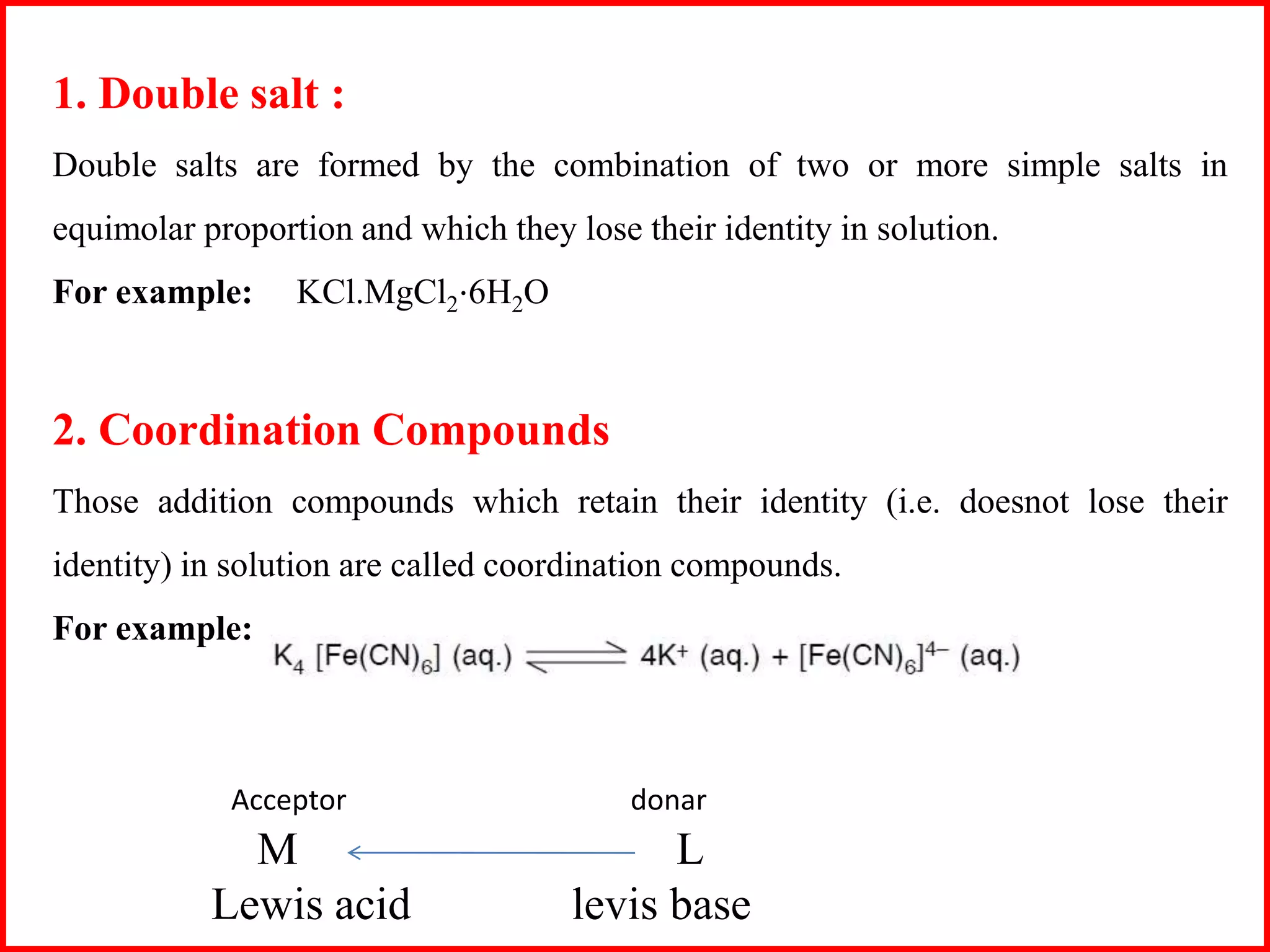 Coordination Chemistry | PPTX