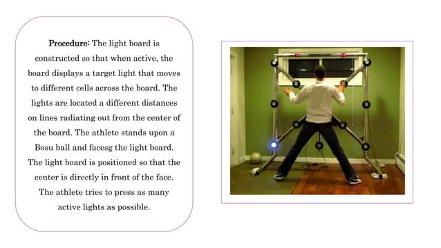 coordination & balance test (diag M).pptx | Physical Therapy | Wellness