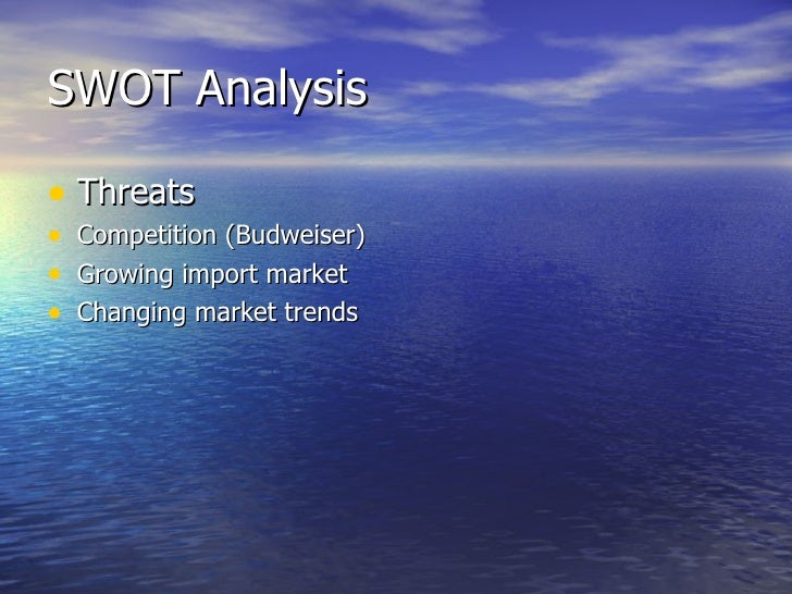swot analysis of millercoors Molson coors brewing company our beer print 2015 4 ceo statement at molson coors, we use our beer print to talk about our corporate responsibility program in an. swot analysis of millercoors Molson coors brewing company our beer print 2015 4 ceo statement at molson coors, we use our beer print to talk about our corporate responsibility program in an.