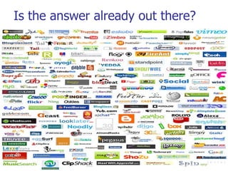 Is the answer already out there? 