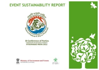EVENT SUSTAINABILITY REPORT
 