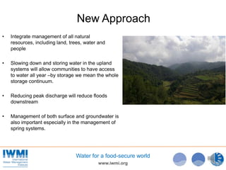 Building Climate Resilience of Watersheds in Mountain Eco-Regions ...