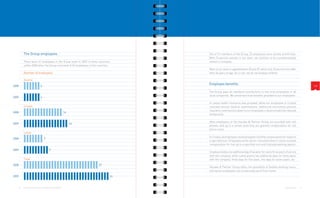 The Group employees                                                        Out of 31 members of the Group, 23 employees were female and 8 male.
                                                                                      With 74 percent women in our team, we continue to be a predominately
           There were 31 employees in the Group team in 2009 in three countries,      women’s company.
           unlike 2008 when the Group consisted of 42 employees in five countries.
                                                                                      Most of our team is aged between 30 and 39, while only 10 percent are older
           Number of employees                                                        than 50 years of age. As a rule, we do not employ children.

           Austria
                                                                                      Employee benefits
2008                         6                                                                                                                                                LA3

                                                                                      The Group pays all standard contributions to full-time employees in all
                                                                                      local companies. We preserved most benefits provided to our employees.
2009                         6

                                                                                      In Latvia health insurance was provided, while our employees in Croatia
           Croatia                                                                    received annual medical examinations. Additional retirement pension
                                                                                      insurance contributions given to our employees in Austria had to be reduced
2008                                                   14
                                                                                      temporarily.

                                                                                      Most employees of the Hauska & Partner Group are provided with cell
2009                                                        16
                                                                                      phones, and up to a certain level they are granted compensation for cell
                                                                                      phone costs.
           Latvia
                                                                                      In Croatia, all employees received regular monthly compensation for meals to
2008                             7
                                                                                      a specified sum. Employees at the senior consultant level in Latvia received
                                                                                      compensation for fuel up to a specified sum and fully paid parking spaces.

2009                                  9
                                                                                      Croatia provides one additional day of vacation for every three years of service
                                                                                      with the company, while Latvia grants two additional days for three years
           Total                                                                      with the company, three days for five years, five days for seven years, etc.

2008                                                                    27
                                                                                      Hauska & Partner Group offers the possibility of flexible working hours,
                                                                                      and senior employees can occasionally work from home.

2009                                                                             31



       8   OUR COMMUNICATION ON PROGRESS 2009 REPORT                                                                                                       INTRODUCTION   9
 