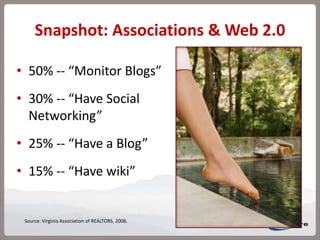 What is a Knowledge Community (CoP)?(Try this as an elevator speech)A web site…Outfitted with a key set of integrated online tools…Conscientiously designed & facilitated towards a specific mission… Focused on enhancing the knowledge & connection of its members……and its sponsor(s)!