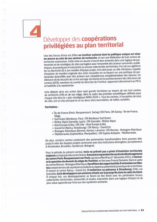 Inria - Contrat d'objectifs et de performance 2015-2019