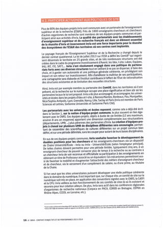 Inria - Contrat d'objectifs et de performance 2015-2019