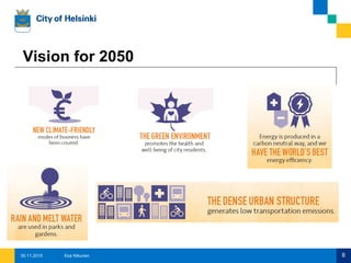 Vision for 2050
Esa Nikunen 830.11.2015
 