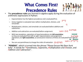 An Introduction To Python - Python Midterm Review | PPTX