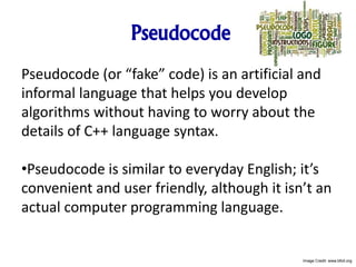 Intro To C++ - Class 09 - Control Statements: Part 1 | PPTX