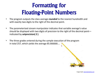 Intro To C++ - Class 11 - Converting between types, formatting floating ...