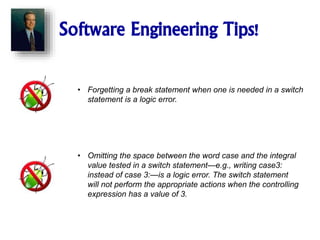 Intro To C++ - Class 13 - Char, Switch, Break, Continue, Logical ...