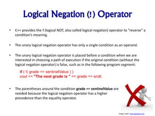 Intro To C++ - Class 13 - Char, Switch, Break, Continue, Logical ...
