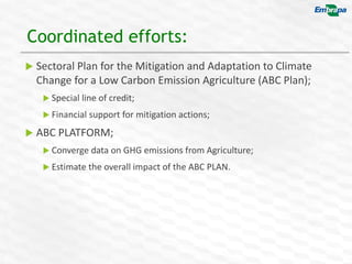COP 22 Side Event: Improving MRV for agricultural emission reductions in the livestock sector: A perspective from Brazil