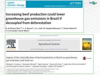 COP 22 Side Event: Improving MRV for agricultural emission reductions in the livestock sector: A perspective from Brazil