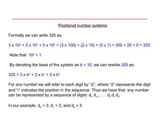 Positional Number System Conversion numbers system | PPT