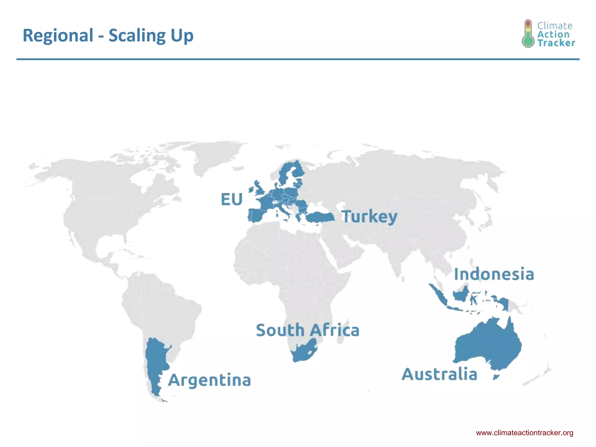 Regional - Scaling Up
www.climateactiontracker.org
 