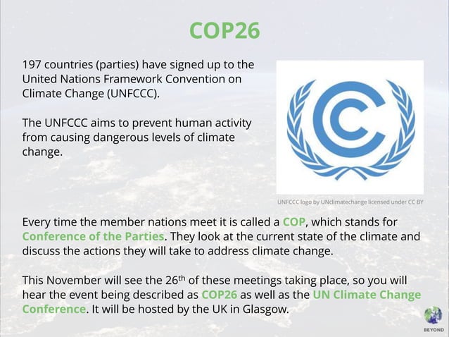 Cop26 Our Climate Our Future Power Point PPT
