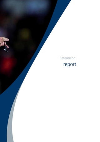 Refereeing
report
 