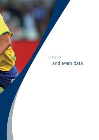 Statistics
and team data
 