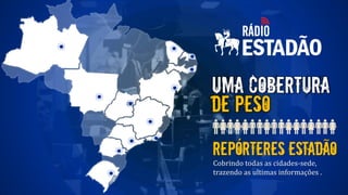 Cobrindo todas as cidades-sede,
trazendo as ultimas informações .

 