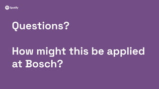 41
Questions?
How might this be applied
at Bosch?
 