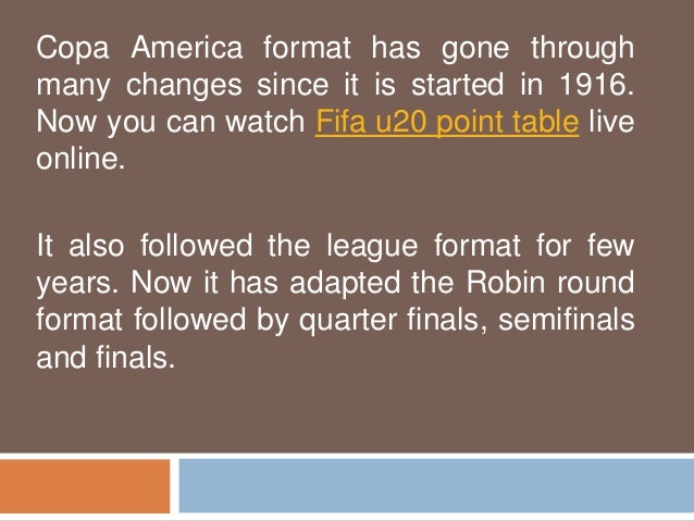 U20 World Cup 2015 Watch Online