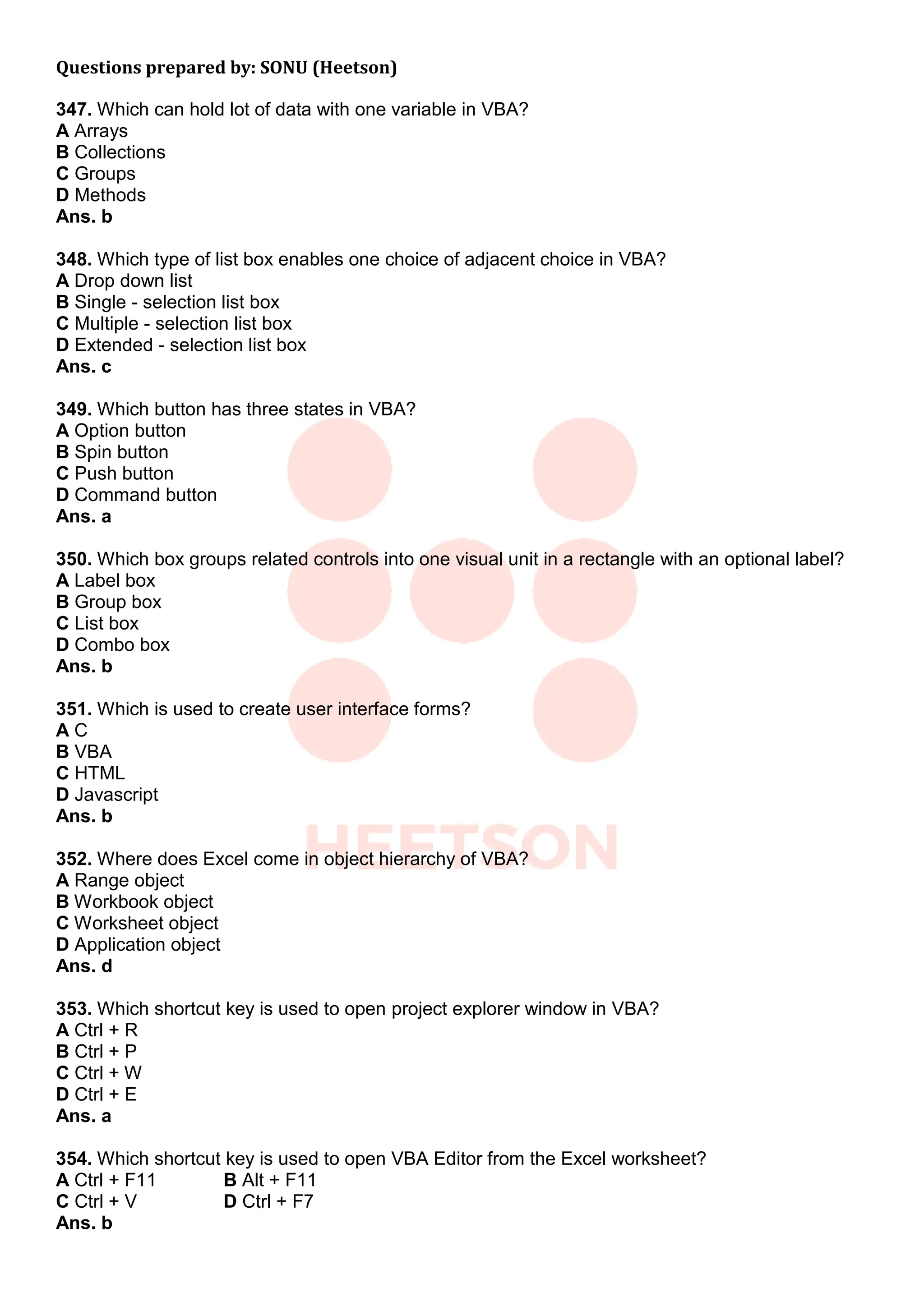 Bharat Skills COPA Question Bank with Answers | PDF