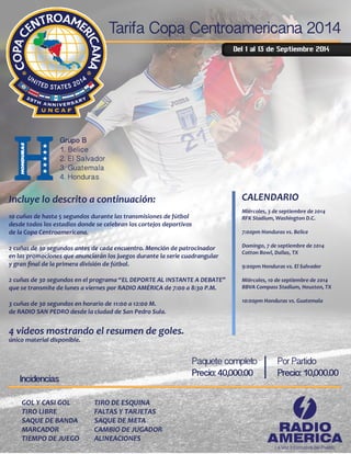 Copa centroamericana2014