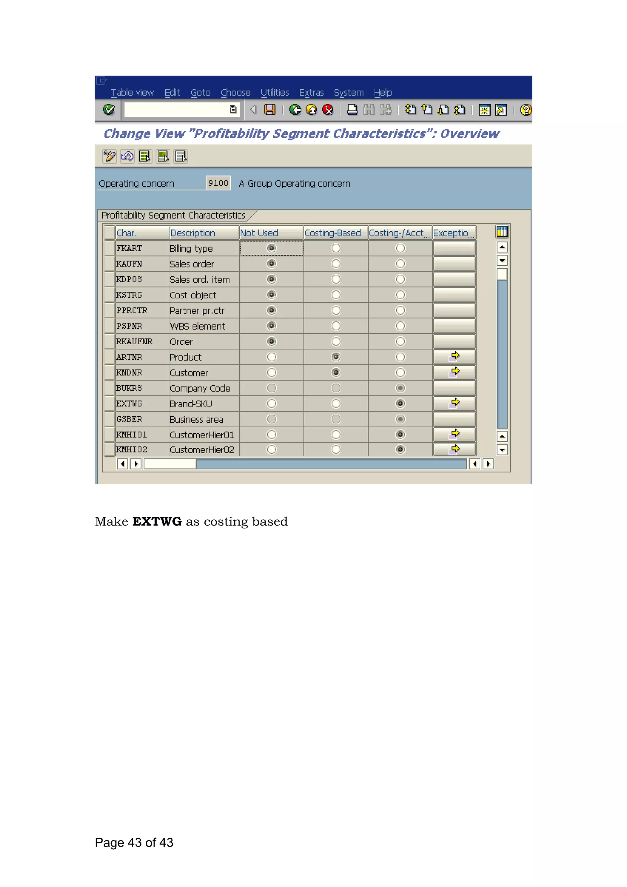 Make EXTWG as costing based
Page 43 of 43
 