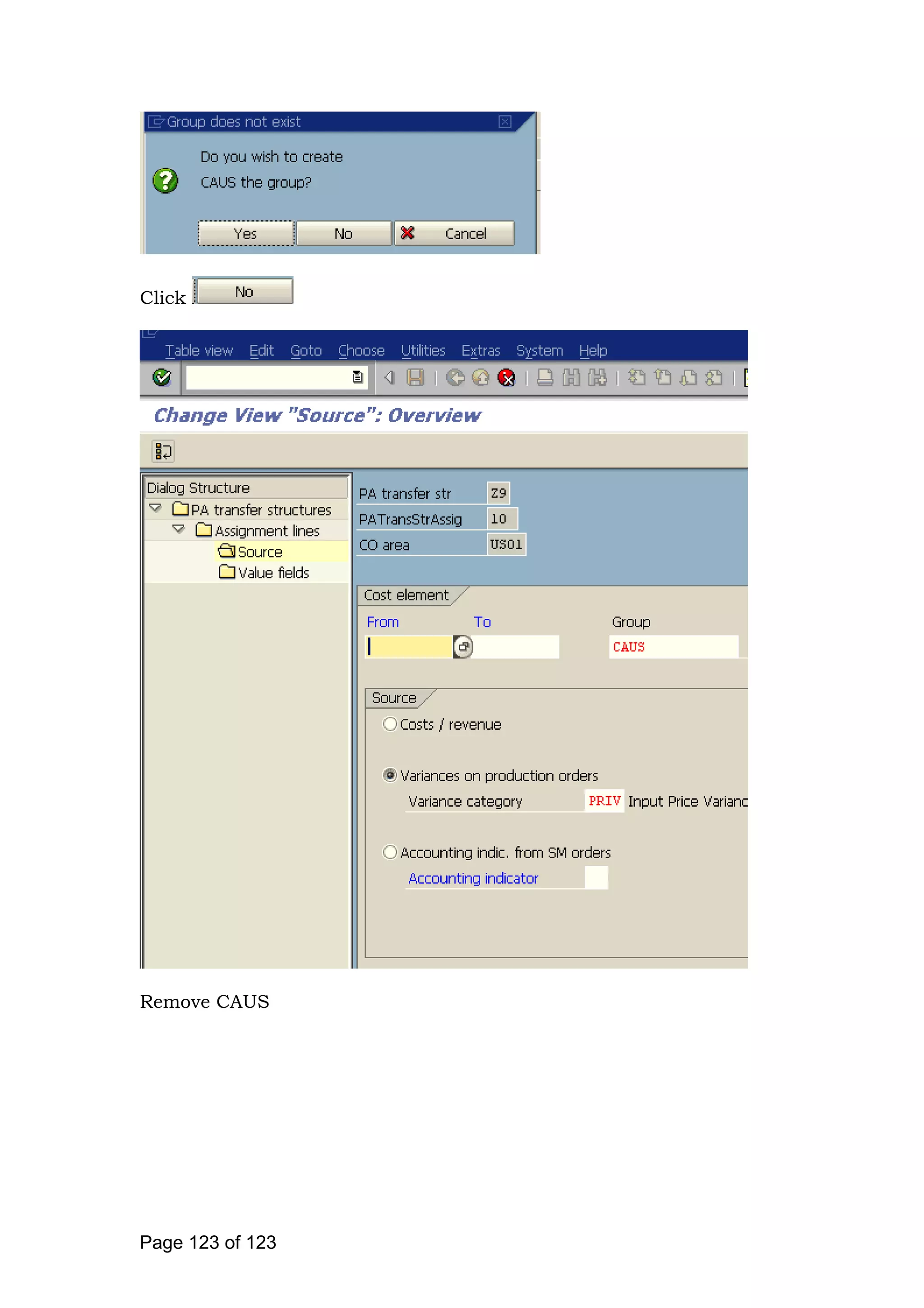 Click
Remove CAUS
Page 123 of 123
 