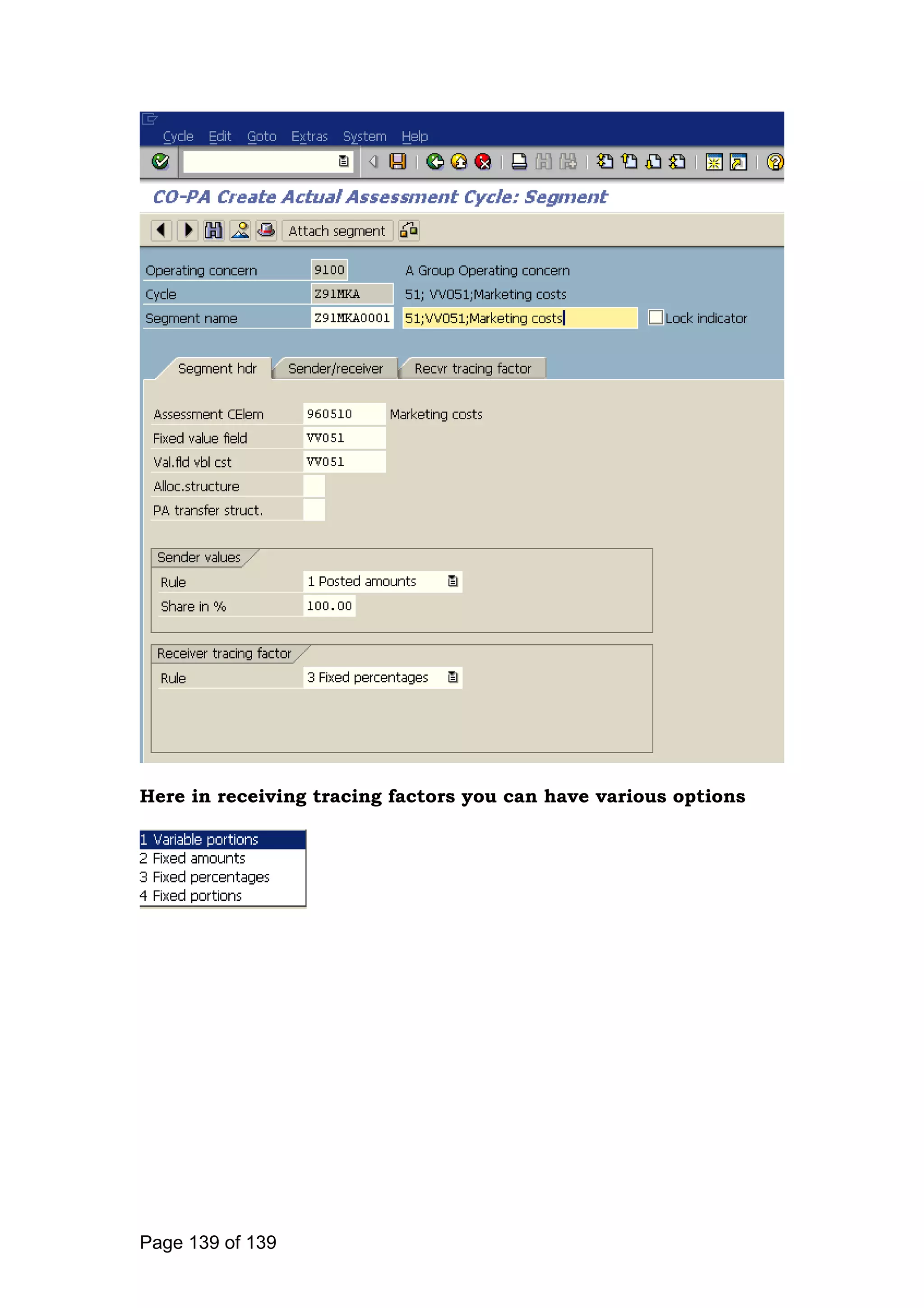 Here in receiving tracing factors you can have various options
Page 139 of 139
 