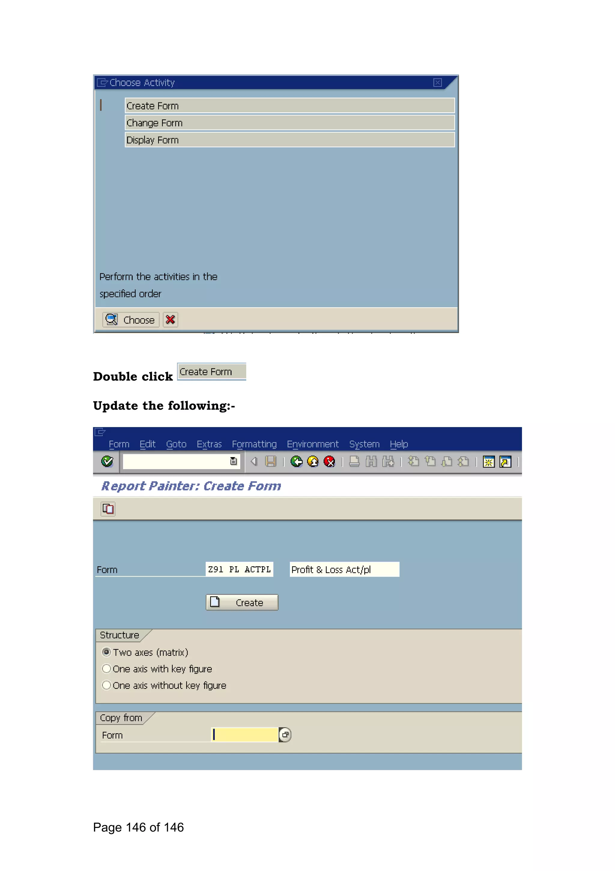 Double click
Update the following:-
Page 146 of 146
 