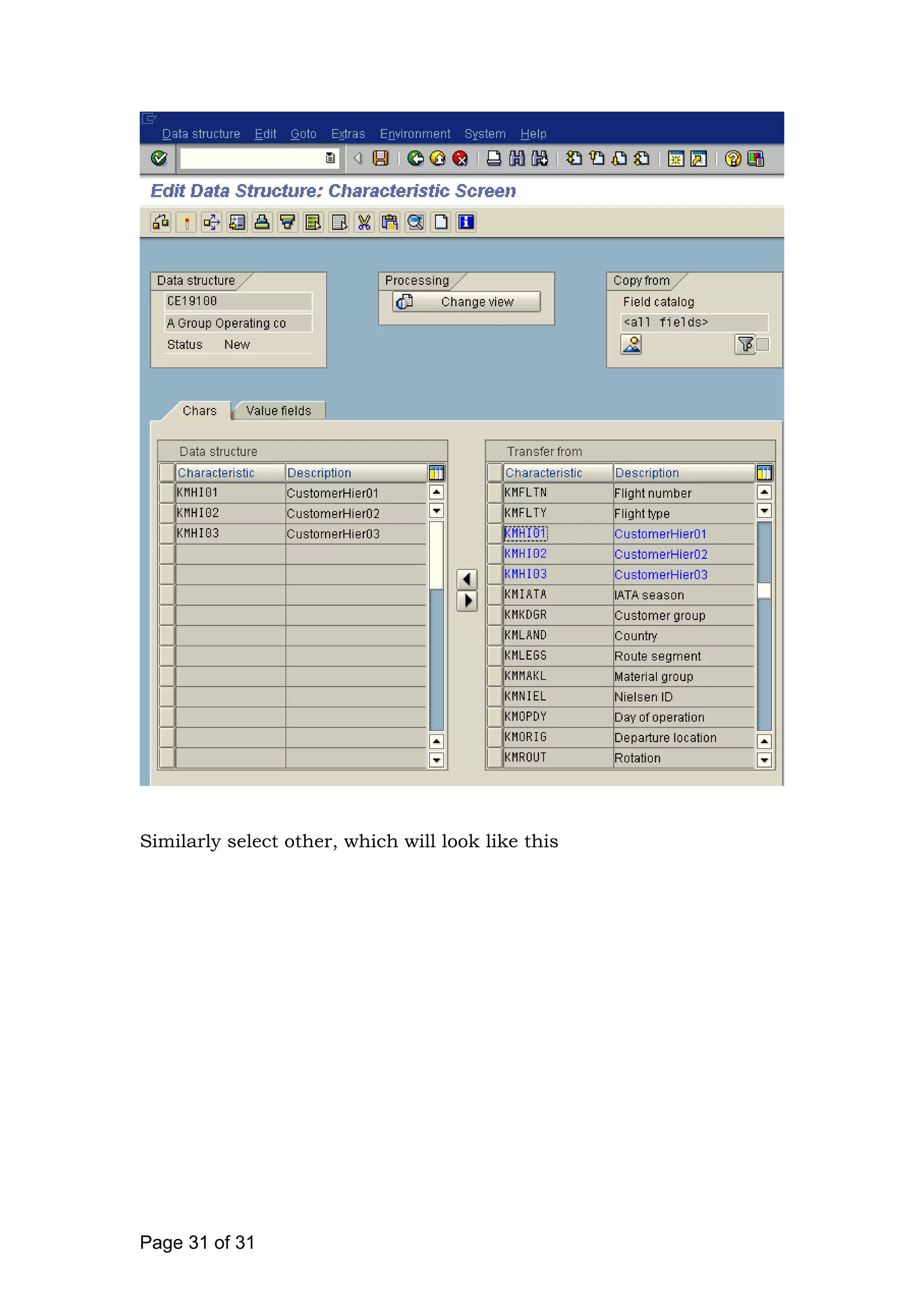 Similarly select other, which will look like this
Page 31 of 31
 