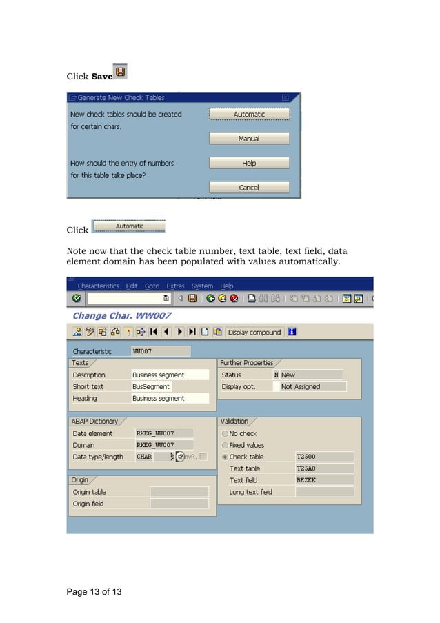 Copa configuration | PDF