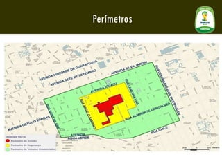 Rede Integrada de Transporte - RIT Reforço das linhas do transporte coletivo que atendem as proximidades do Estádio e dos Corredores; 