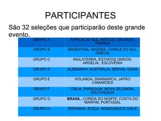 Pela primeira vez acontecerá no continente africano. 