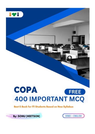 COPA Question Paper ITI NIMI MCQ Book Free | PDF