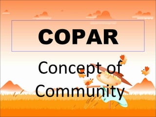 COPAR Concept of Community 
