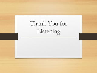 Thank You for
Listening
 