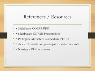 COPAR_Midwifery_Lecture.primary health care | PPTX