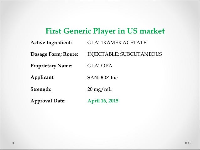 copaxone story in us and india copaxone start form